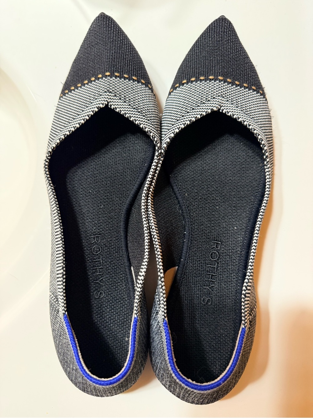 Rothy's Women's Pointed Knit Flat 3 Pairs - Picture 7 of 12